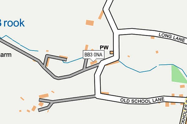 BB3 0NA map - OS OpenMap – Local (Ordnance Survey)