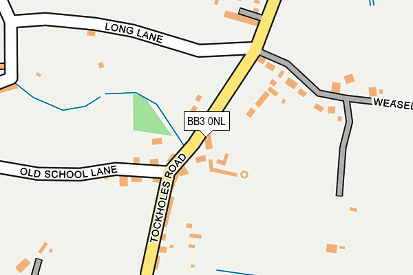 BB3 0NL map - OS OpenMap – Local (Ordnance Survey)