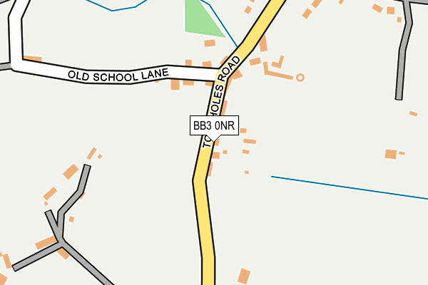 BB3 0NR map - OS OpenMap – Local (Ordnance Survey)
