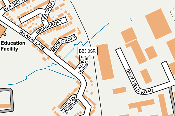 BB3 0SR map - OS OpenMap – Local (Ordnance Survey)