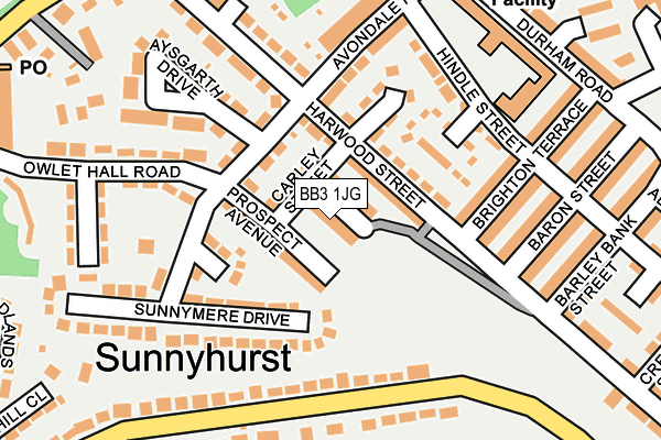 Map of TURNERS FARMERS & BUTCHERS LIMITED at local scale