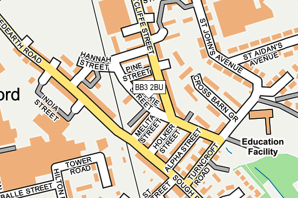 Map of DARWEN IT SOLUTIONS LIMITED at local scale