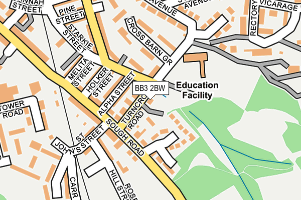 Map of BLENSWICK LTD at local scale
