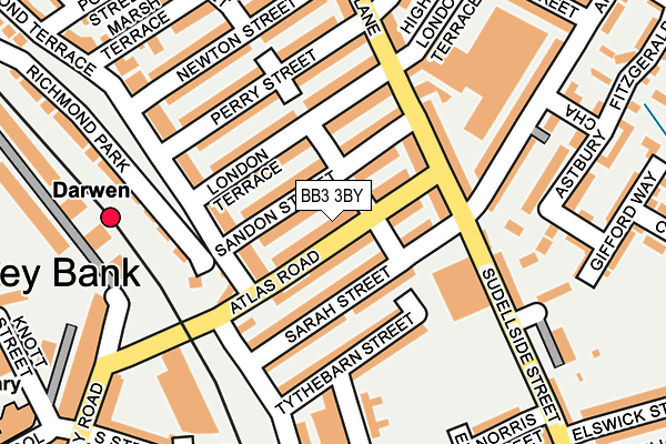 Map of SHOLDY INVESTMENT LTD at local scale
