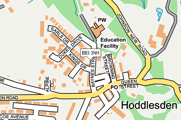 Map of BLACK CAT HOUSING LTD at local scale