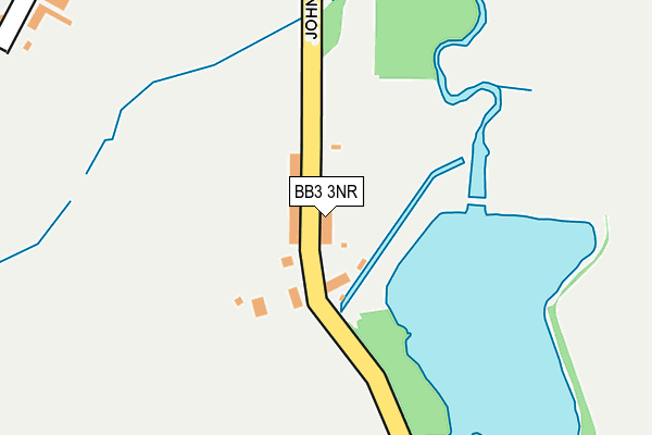 BB3 3NR map - OS OpenMap – Local (Ordnance Survey)