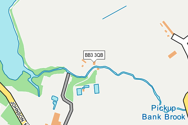 BB3 3QB map - OS OpenMap – Local (Ordnance Survey)