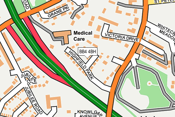 Map of PARSONS BUSINESS SERVICES LTD at local scale