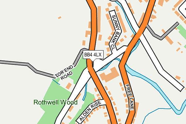 Map of BOMBOX (UK) LTD at local scale
