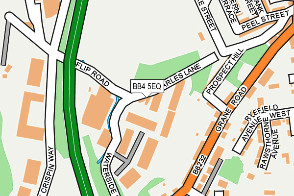 BB4 5EQ map - OS OpenMap – Local (Ordnance Survey)