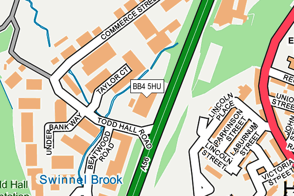 BB4 5HU map - OS OpenMap – Local (Ordnance Survey)