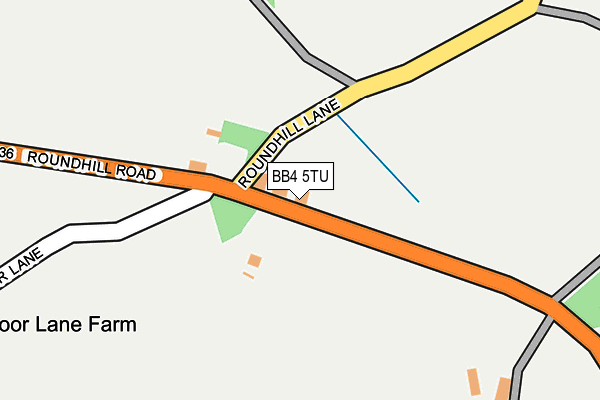 BB4 5TU map - OS OpenMap – Local (Ordnance Survey)