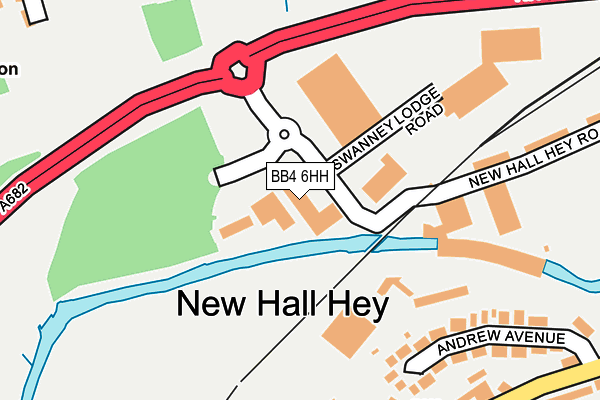 BB4 6HH map - OS OpenMap – Local (Ordnance Survey)