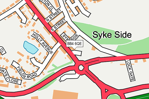 Map of SYKESIDE LEISURE LIMITED at local scale