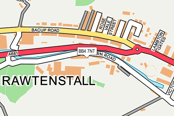 BB4 7NT map - OS OpenMap – Local (Ordnance Survey)