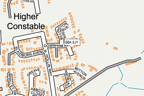 Map of COMFYLUX LIMITED at local scale