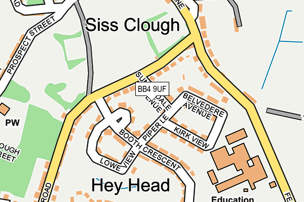 Map of CHRIS WALSH LIMITED at local scale