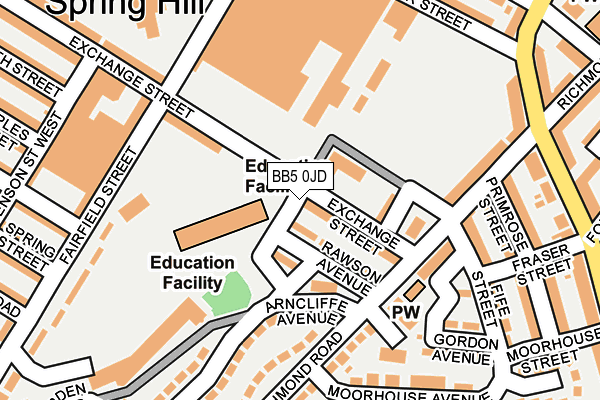 Map of MSF FURNISHINGS LTD at local scale
