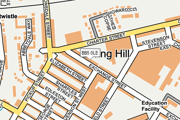 Map of FURNITURE BROS LTD at local scale