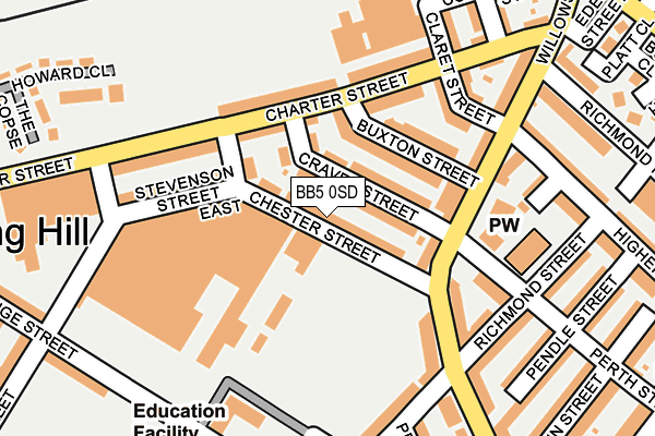 Map of SPIRE PARTS LTD at local scale