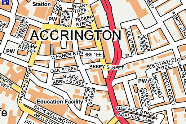 Map of THE SELECT KITCHEN & BEDROOM COMPANY LTD at local scale