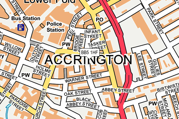 Map of THE AUCTION GROUP LIMITED at local scale