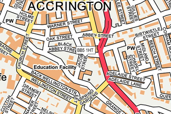 Map of R DEVELOPMENTS LIMITED at local scale