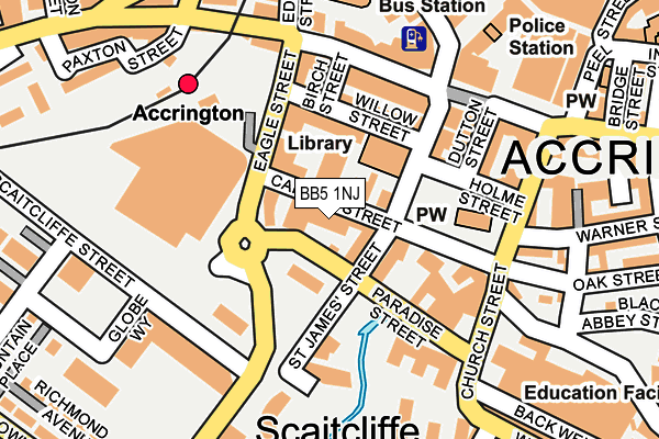 Map of SPIRE COURT PROPERTIES LTD at local scale
