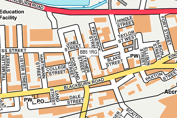 Map of GYM JUNKIE LTD. at local scale