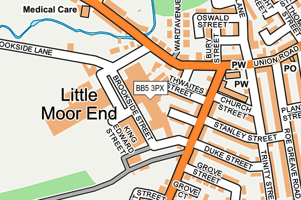 Map of BRAND INTERIORS LIMITED at local scale