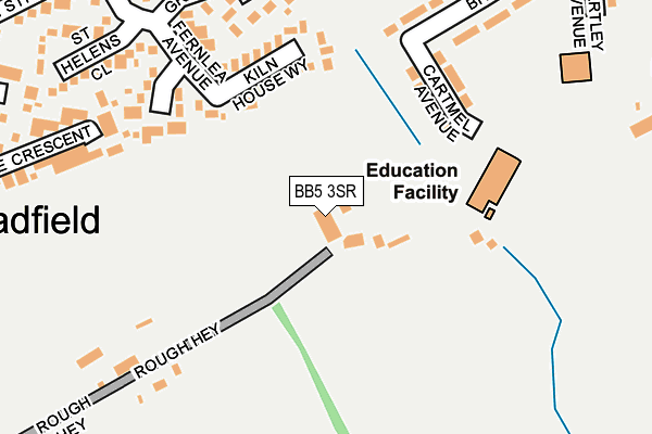 BB5 3SR map - OS OpenMap – Local (Ordnance Survey)
