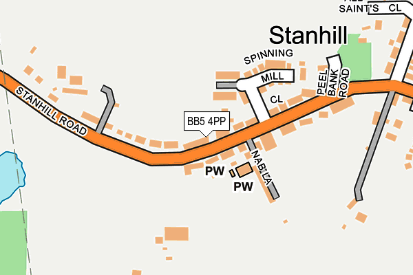 Map of ANDY SMITH PLUMBING AND HEATING SERVICES LTD at local scale