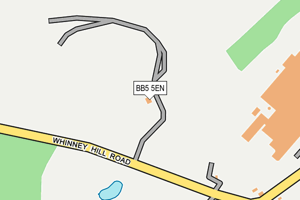 BB5 5EN map - OS OpenMap – Local (Ordnance Survey)