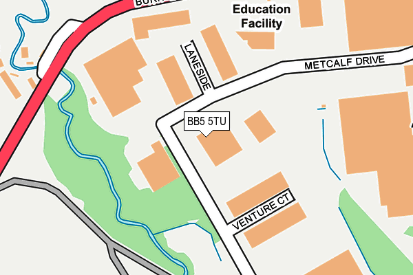 Map of SJA (NORTH WEST) LIMITED at local scale