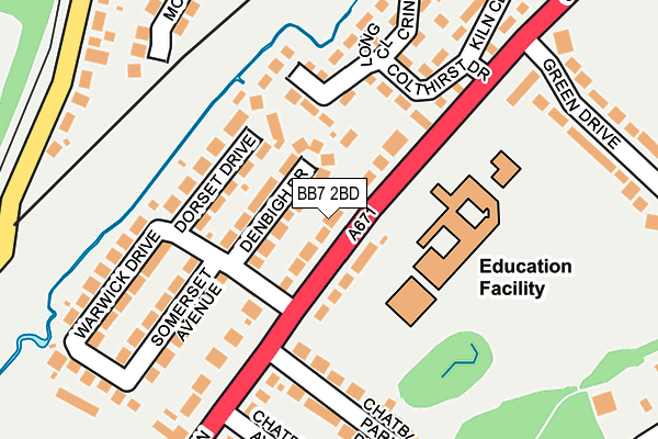 Map of BRIERLEY CARE LTD at local scale