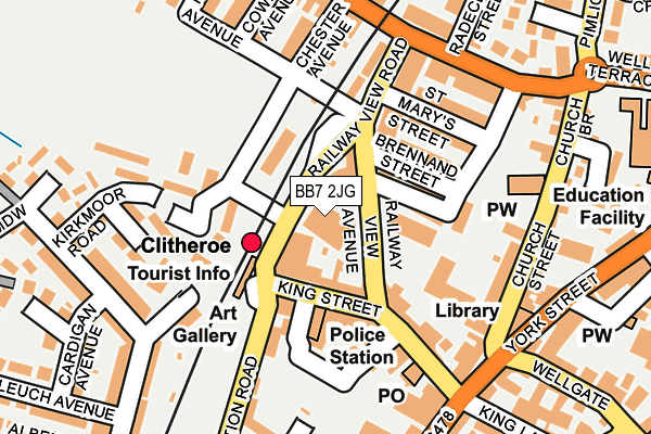 Map of PENDLESIDE DOCTORS LIMITED at local scale