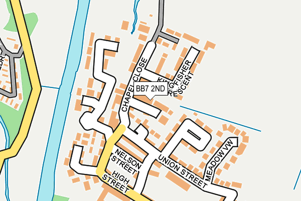 BB7 2ND map - OS OpenMap – Local (Ordnance Survey)