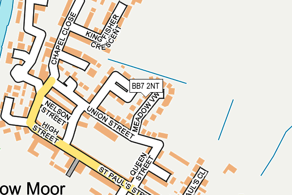 BB7 2NT map - OS OpenMap – Local (Ordnance Survey)