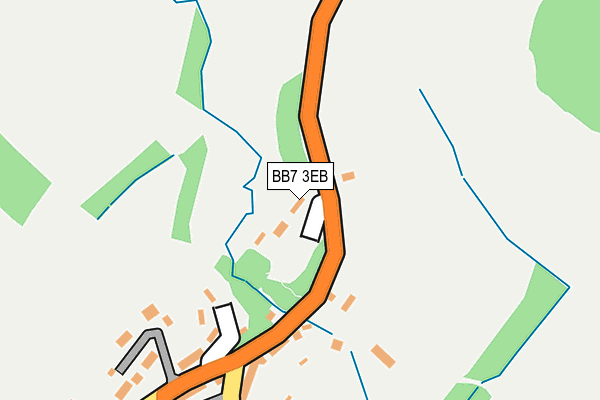 BB7 3EB map - OS OpenMap – Local (Ordnance Survey)