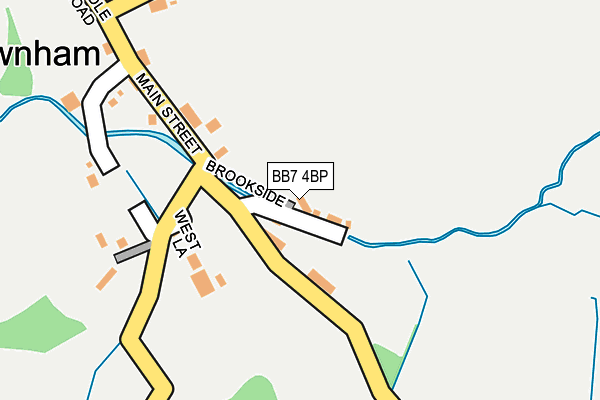 BB7 4BP map - OS OpenMap – Local (Ordnance Survey)