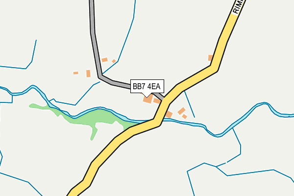 BB7 4EA map - OS OpenMap – Local (Ordnance Survey)