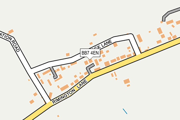 BB7 4EN map - OS OpenMap – Local (Ordnance Survey)