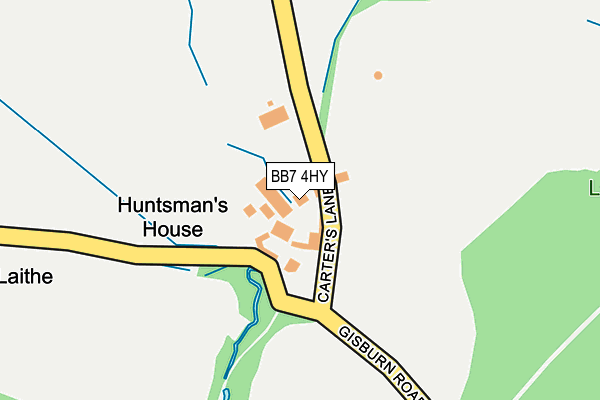 BB7 4HY map - OS OpenMap – Local (Ordnance Survey)