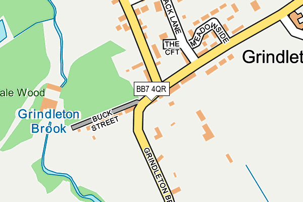 BB7 4QR map - OS OpenMap – Local (Ordnance Survey)