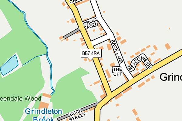 BB7 4RA map - OS OpenMap – Local (Ordnance Survey)