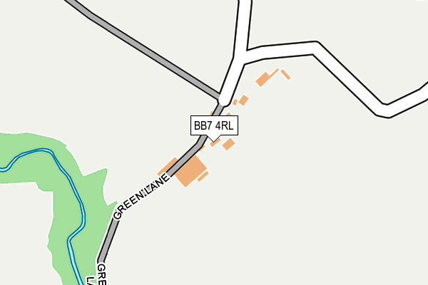 BB7 4RL map - OS OpenMap – Local (Ordnance Survey)