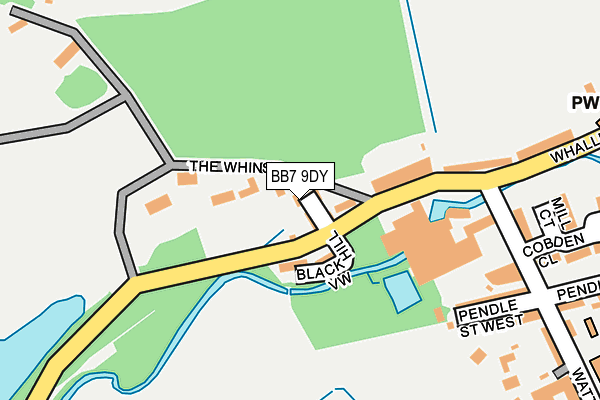 BB7 9DY map - OS OpenMap – Local (Ordnance Survey)