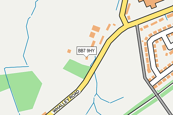 BB7 9HY map - OS OpenMap – Local (Ordnance Survey)