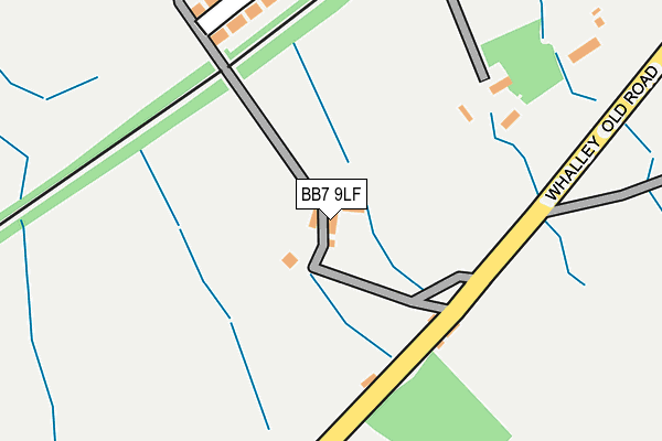 BB7 9LF map - OS OpenMap – Local (Ordnance Survey)