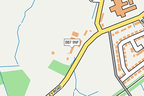 BB7 9NF map - OS OpenMap – Local (Ordnance Survey)